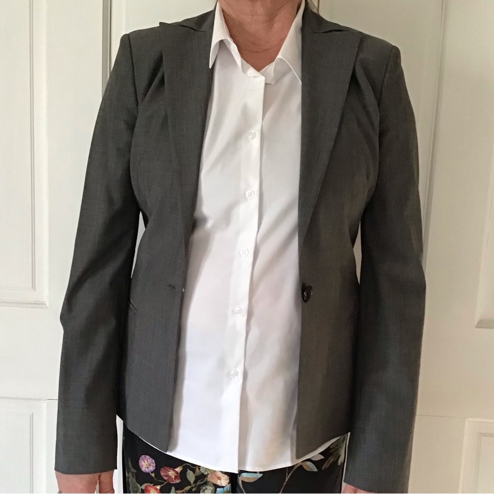 Hugo Boss Gray Tailored Blazer